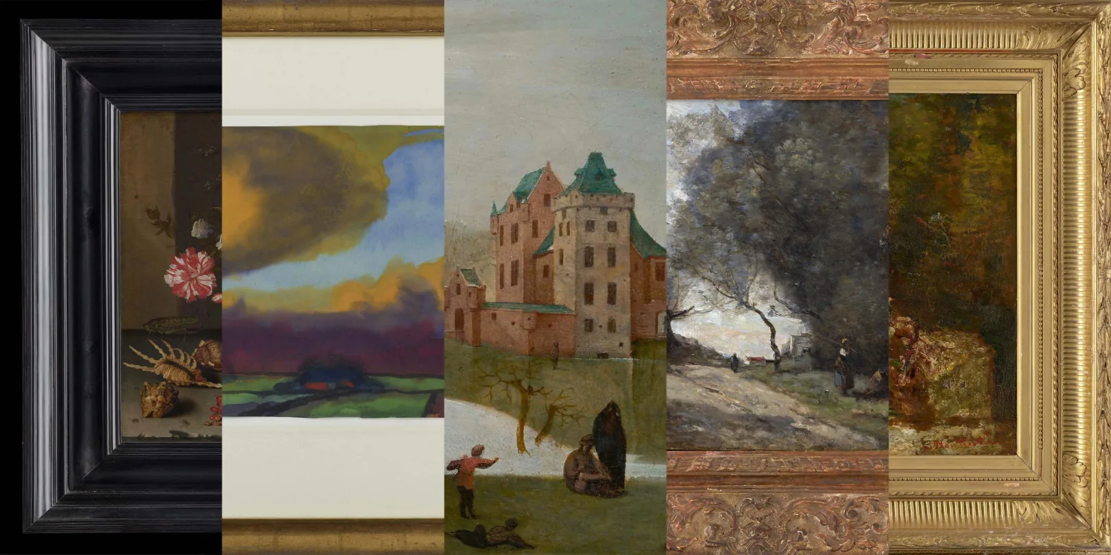 Echoes Across Time — five paintings in dialogue