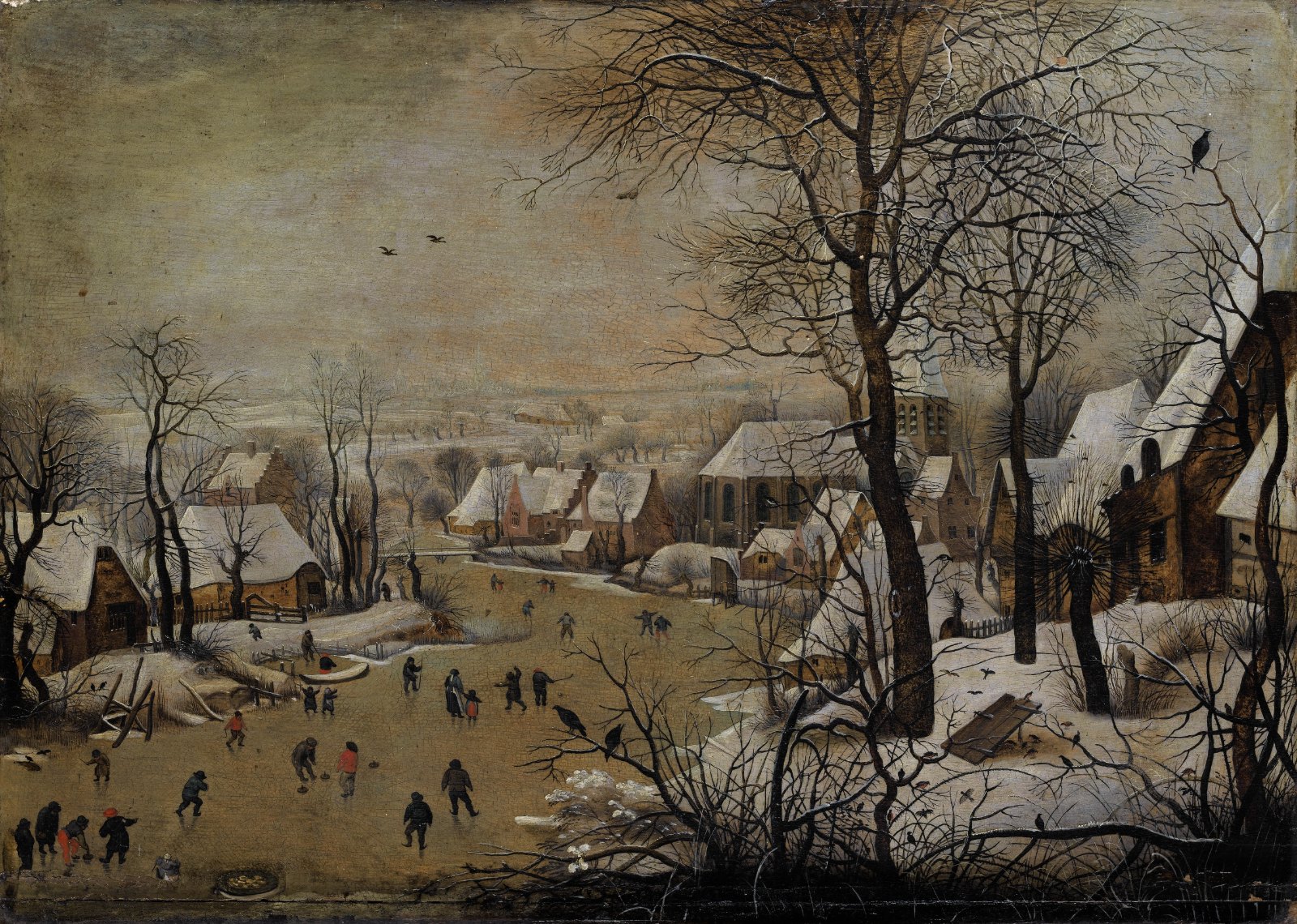 Pieter Brueghel the Younger · 1564–1638 — La trappe aux oiseaux